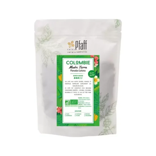 Colombie - Madre Tierra Tolima Bio - Café En Grains