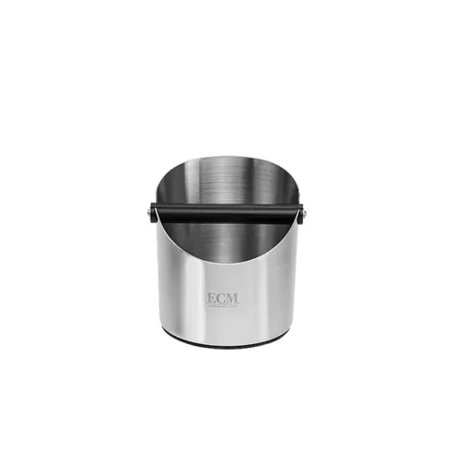 Knock Box Ronde En Acier Inoxydable Poli - ECM