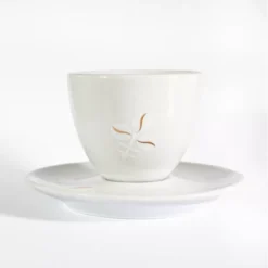 Set De 6 Tasses à Café Cappuccino + Sous-tasses Siglée Pfaff