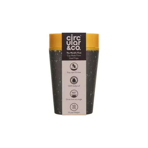 Tasse Jaune & Noire - Circular&Co - 227ml